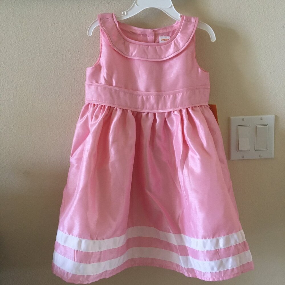 Gymboree  4T "Spring Jubilee" Border Striped Dress